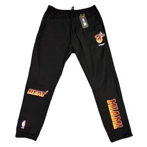 Miami Heat NBA  Pro Standard  Wind Breaker Zip Ankle Joggers XL